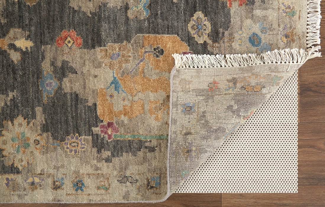 6894F Charcoal/Multi Noris Collection Persian Fine Rug