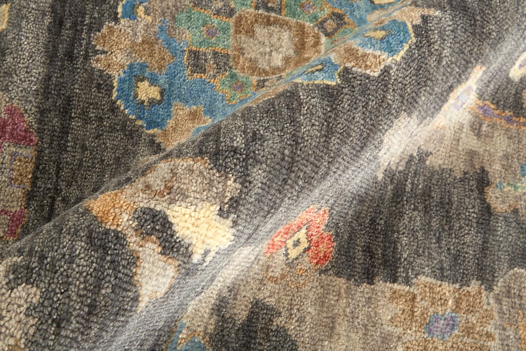 6894F Charcoal/Multi Noris Collection Persian Fine Rug