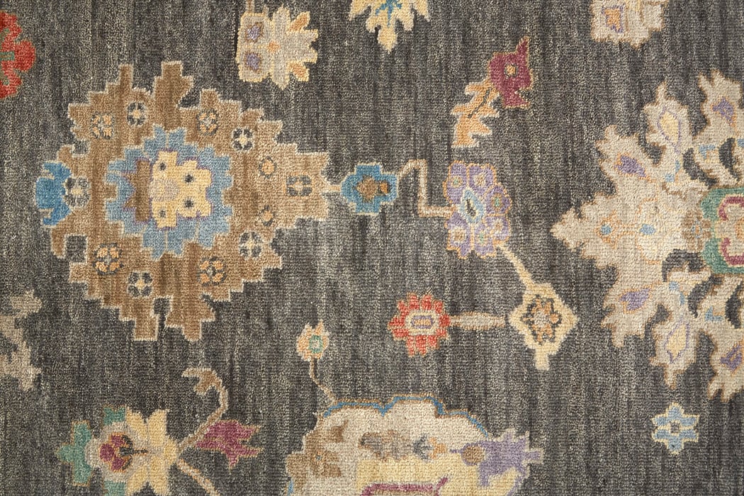 6894F Charcoal/Multi Noris Collection Persian Fine Rug