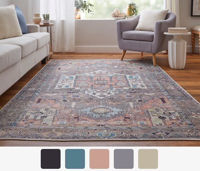 39AJF Percy Collection Bohemian Lifestyle Rug