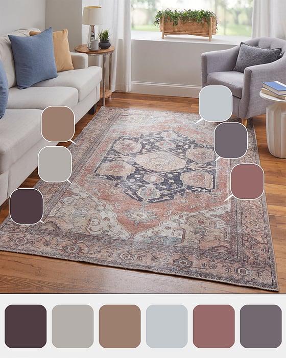 39ALF Percy Collection Bohemian Lifestyle Rug