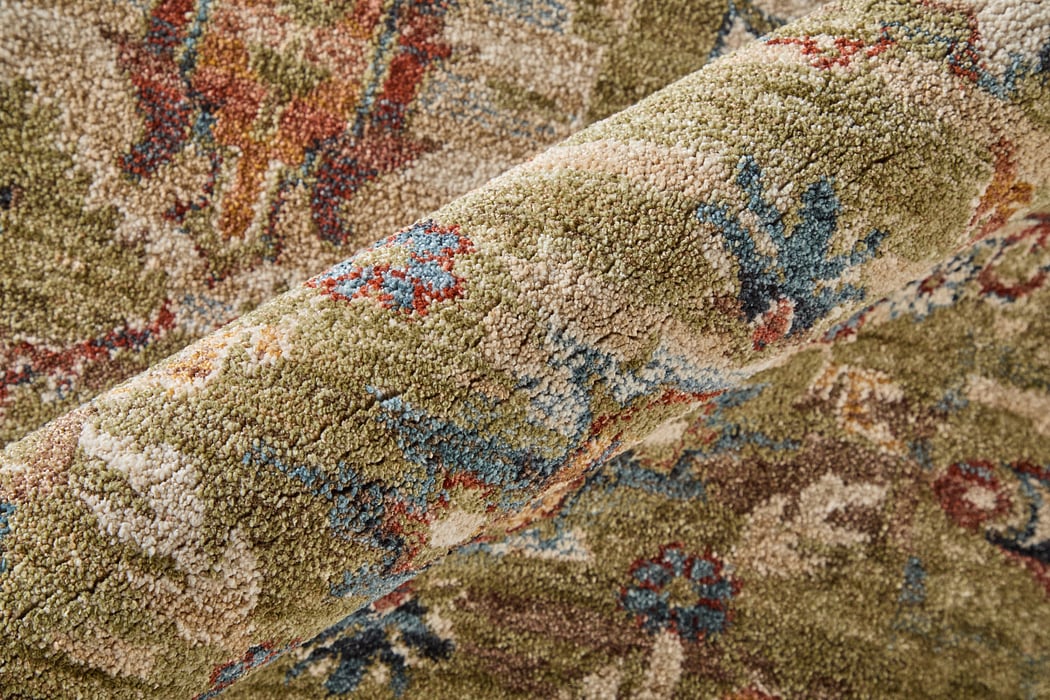 39SJF Green Pearson Collection Vintage Lifestyle Rug