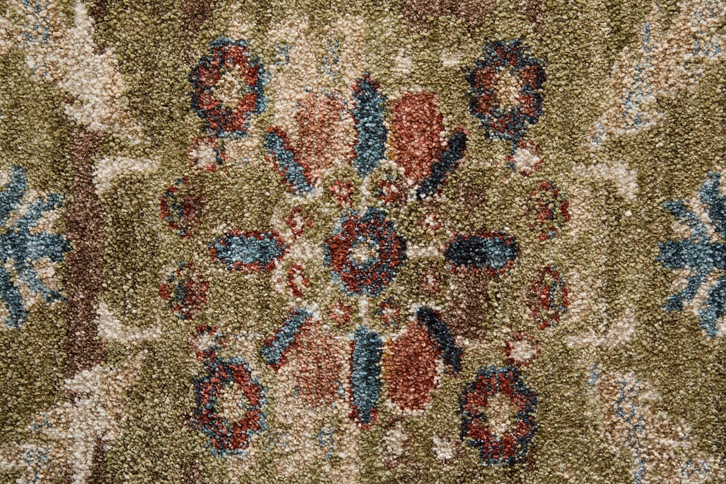 39SJF Green Pearson Collection Vintage Lifestyle Rug