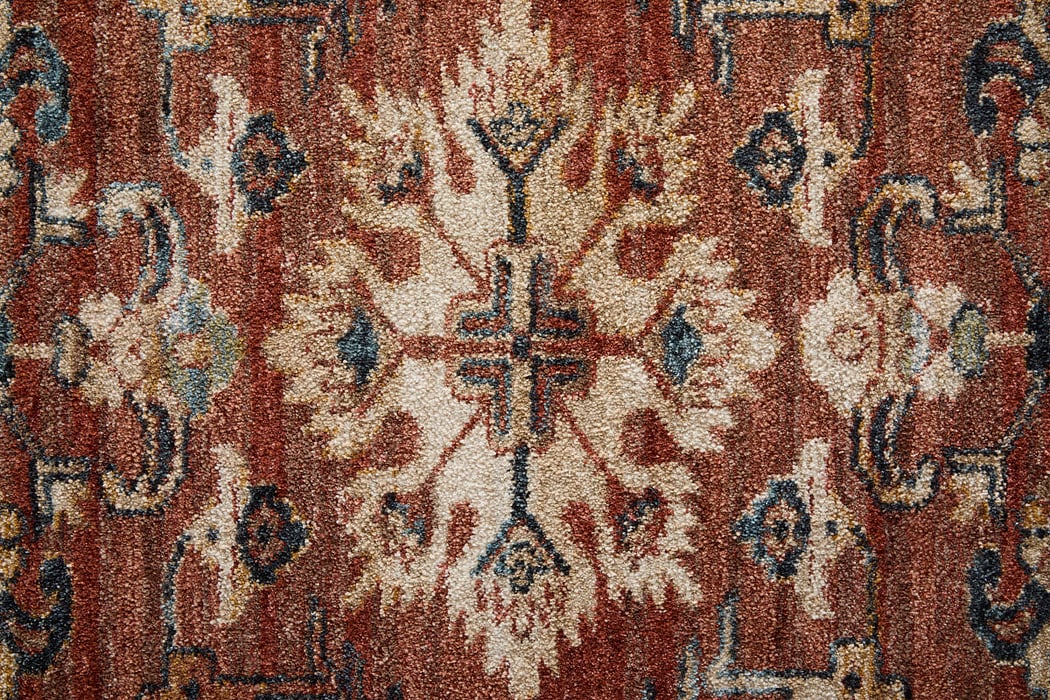 39SKF Rust Pearson Collection Vintage Lifestyle Rug
