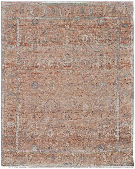 69BIF Peach Ronin Collection Persian Fine Rug