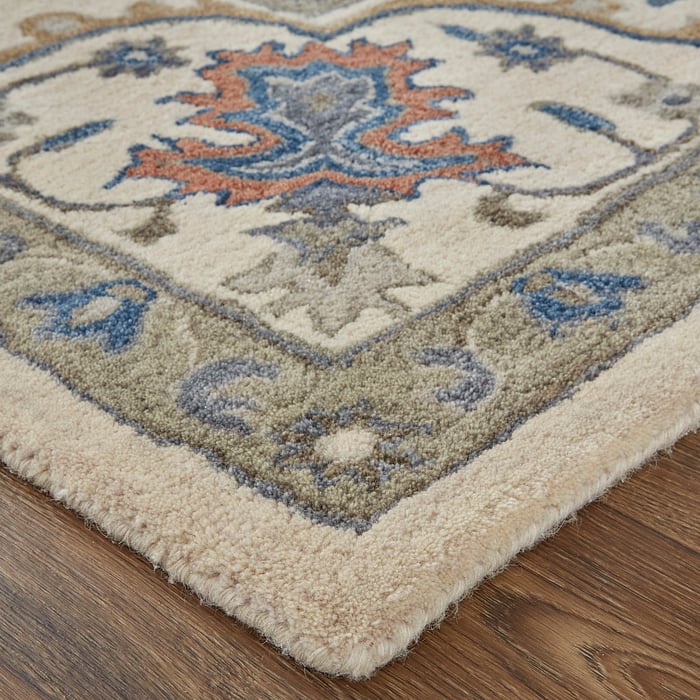 8640F Gray Rylan Collection Vintage Lifestyle Rug