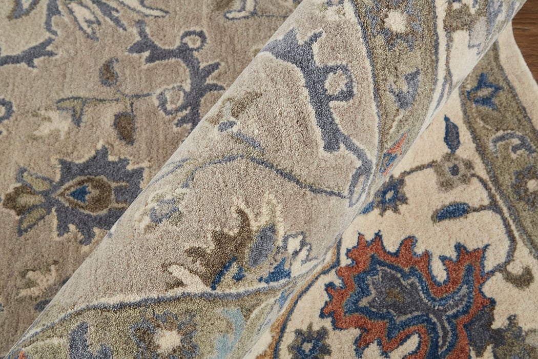 8640F Gray Rylan Collection Vintage Lifestyle Rug