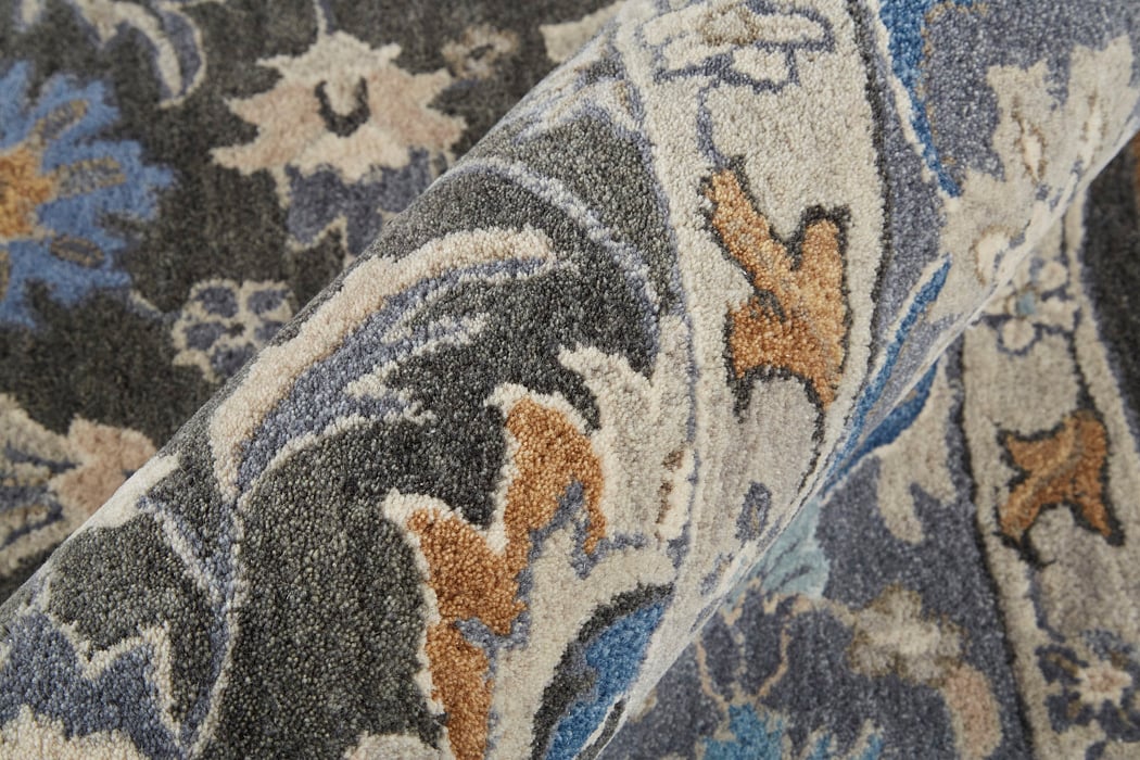 8643F Charcoal Rylan Collection Vintage Lifestyle Rug