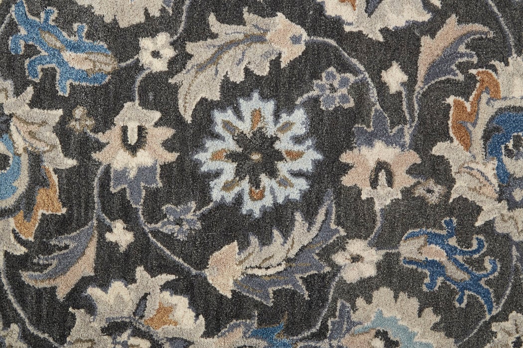 8643F Charcoal Rylan Collection Vintage Lifestyle Rug