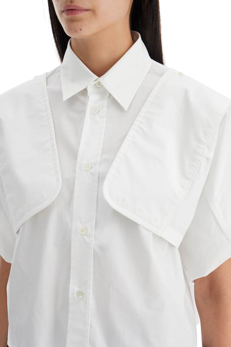 MM6 MAISON MARGIELA Boxy Shirt With Wide Sleeves