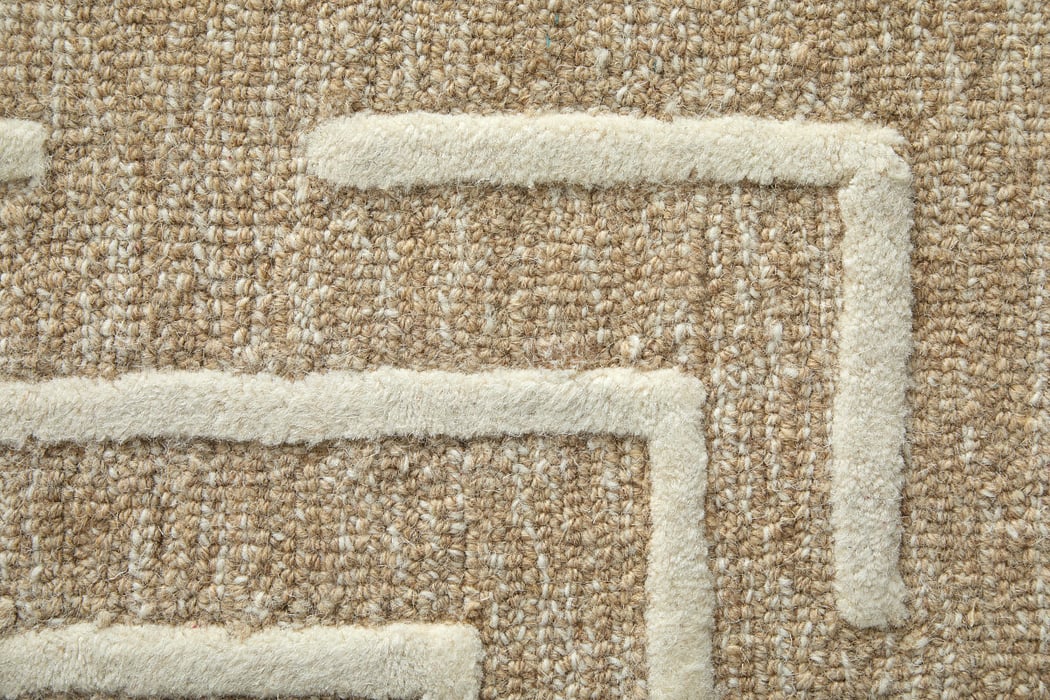 T8003 Beige/Ivory Fender Collection Geometric Thom Filicia Rug