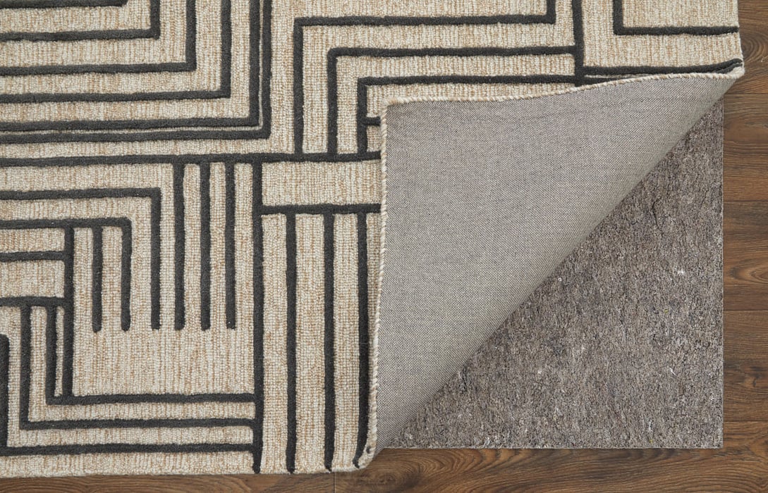 T8011 Beige/Brown Gansett Collection Geometric Thom Filicia Rug