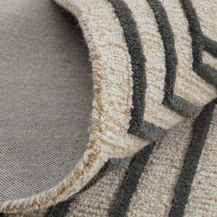 T8011 Beige/Brown Gansett Collection Geometric Thom Filicia Rug