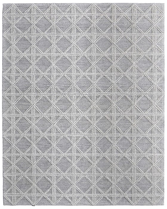 T8013 Silver Corwin Collection Geometric Thom Filicia Rug