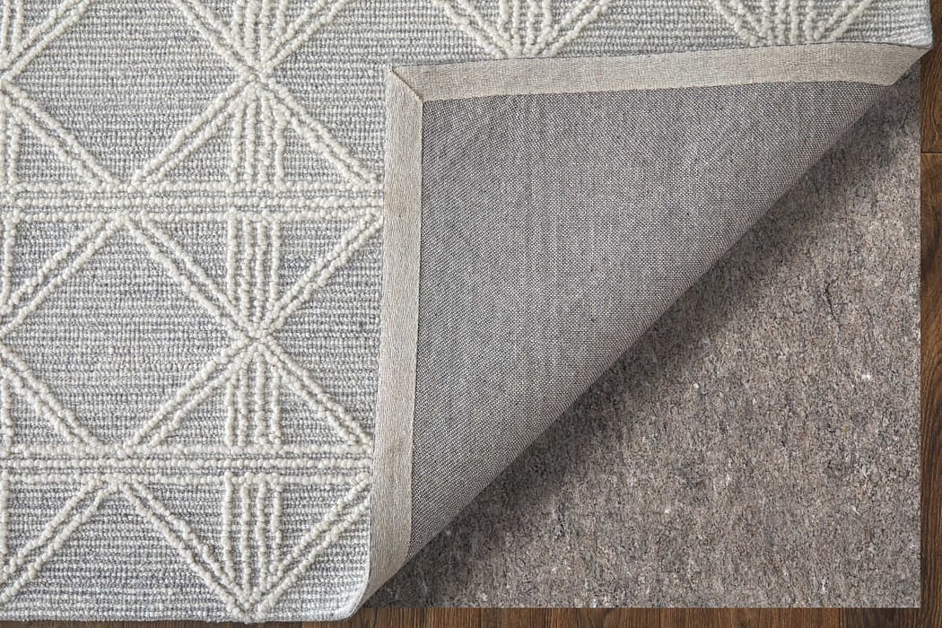 T8013 Silver Corwin Collection Geometric Thom Filicia Rug