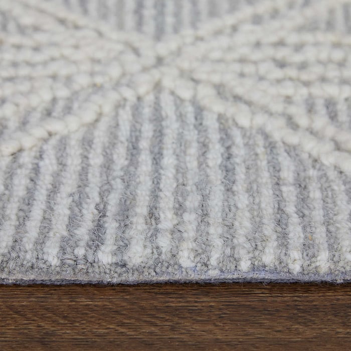 T8013 Silver Corwin Collection Geometric Thom Filicia Rug