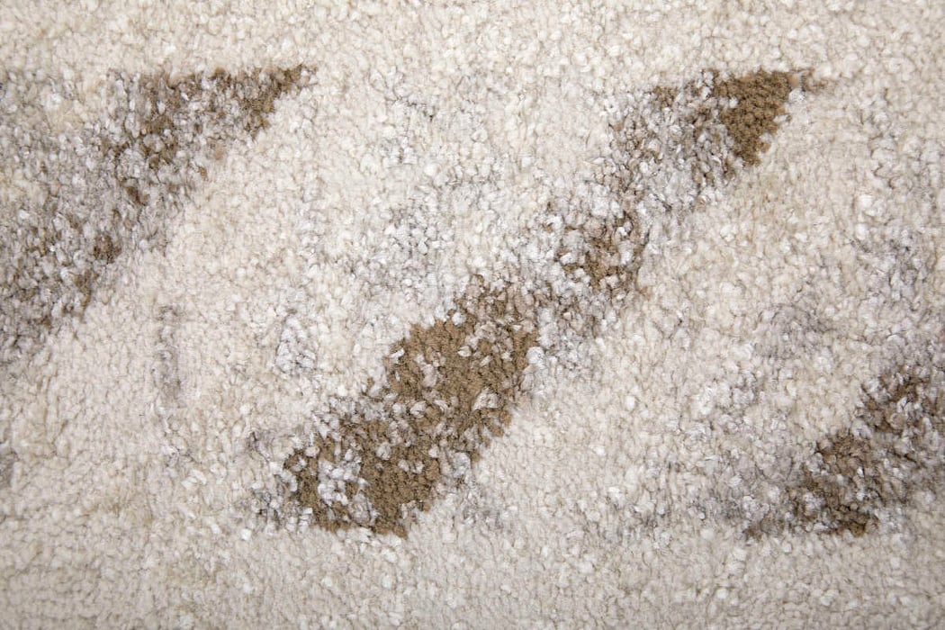 39NQF Beige/Brown Vancouver Collection Mid-Century Modern Lifestyle Rug