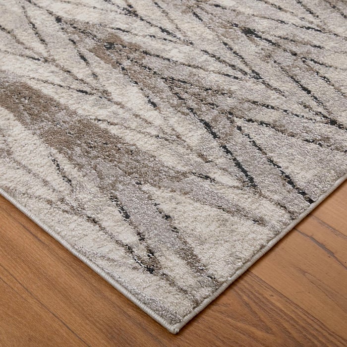 39NTF Beige/Brown Vancouver Collection Geometric Lifestyle Rug