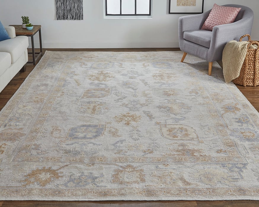 6847F Beige Wendover Collection Vintage Lifestyle Rug