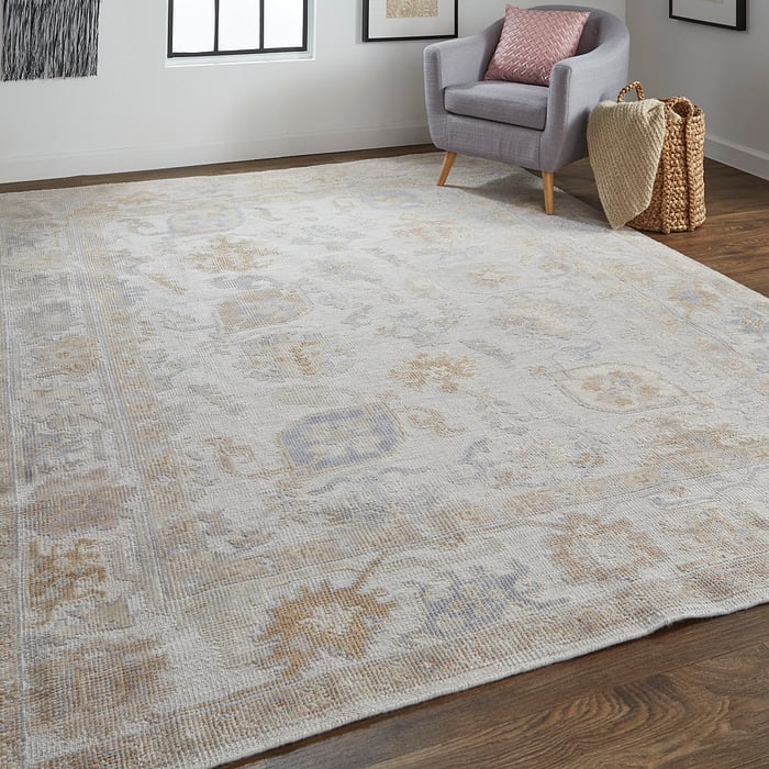 6847F Beige Wendover Collection Vintage Lifestyle Rug