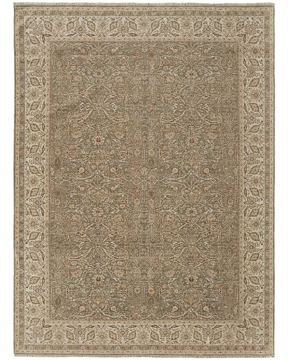 6802F Gray/Ivory Zander Collection Persian Loom-Ready Rug