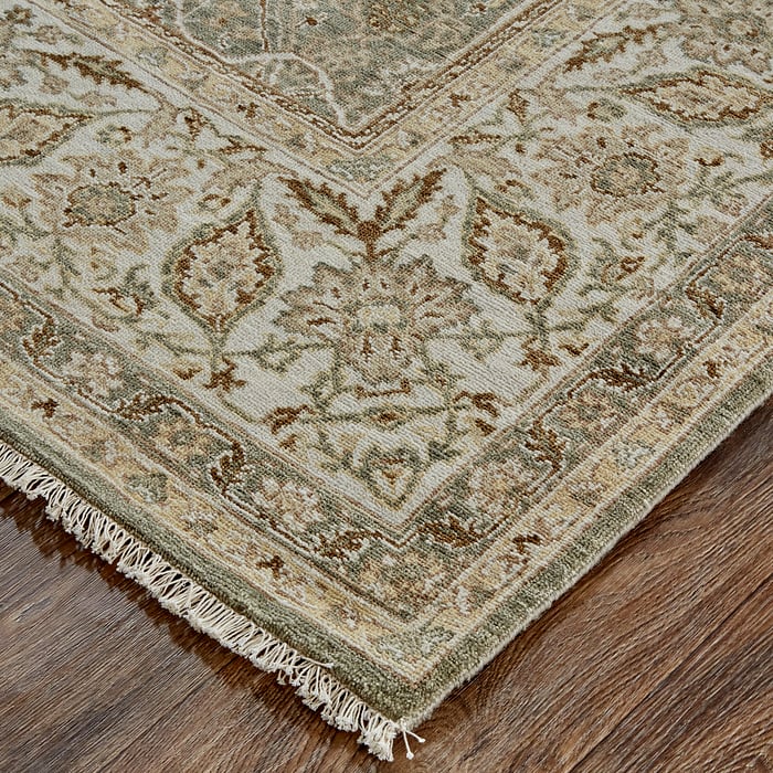 6802F Gray/Ivory Zander Collection Persian Loom-Ready Rug