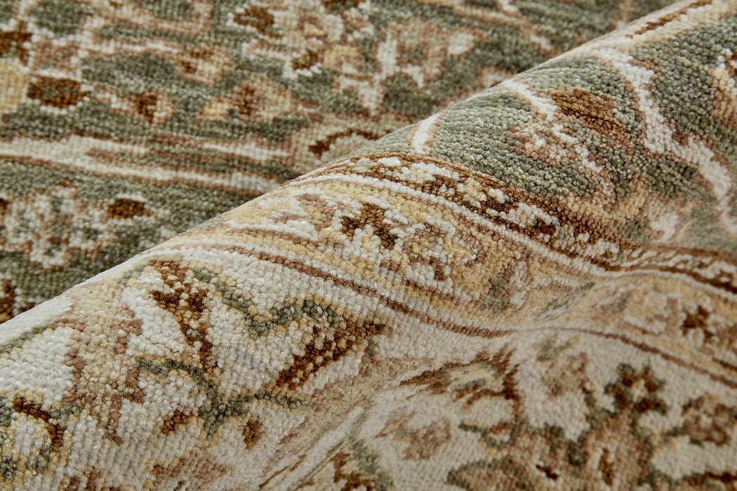 6802F Gray/Ivory Zander Collection Persian Loom-Ready Rug