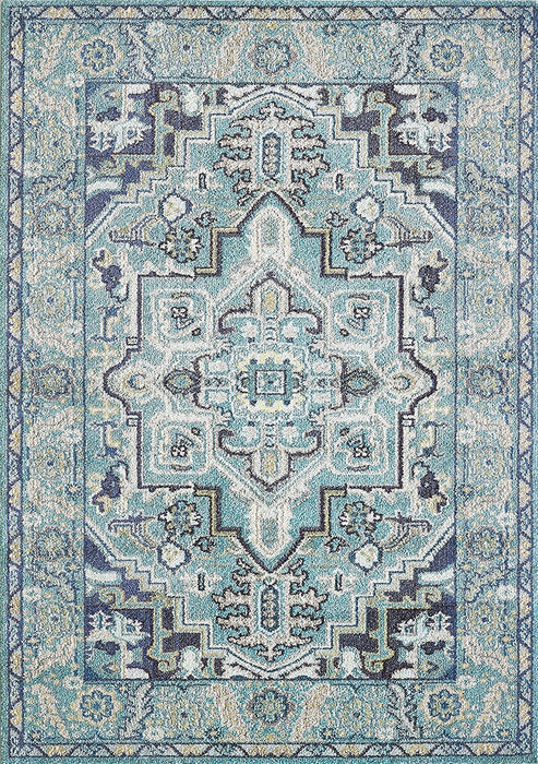 Turquoise/Bone Grey/Navy Blue