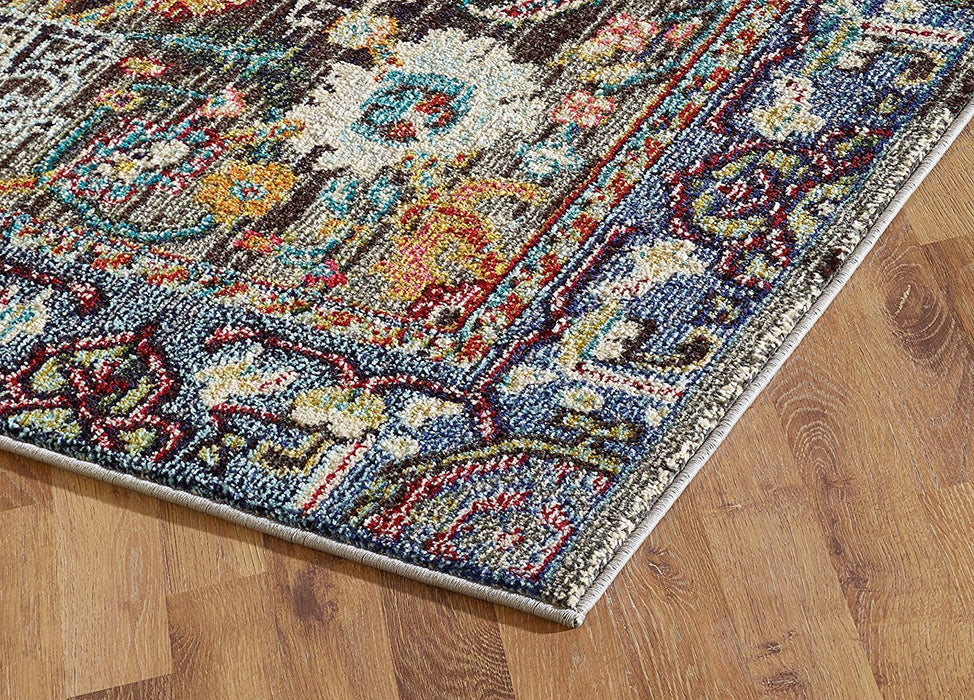 Faded Distressed Kashan Vintage #27