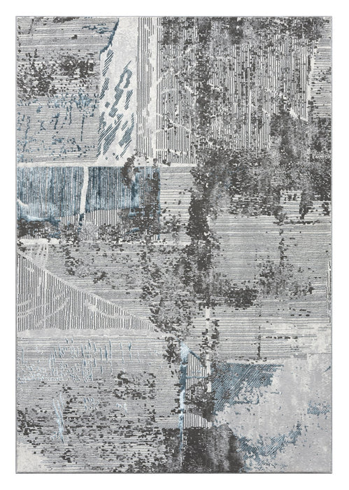 HR Premium Super Soft Polyester Abstract Area Rug #453