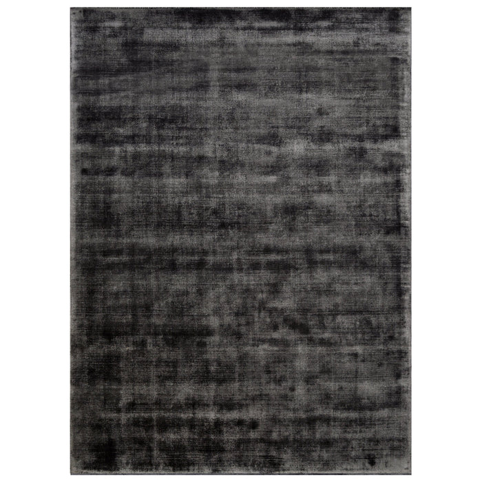 Espresso Color Rugs Tencel Ultra-Soft Hand Knotted in India Rugs for Dining Room