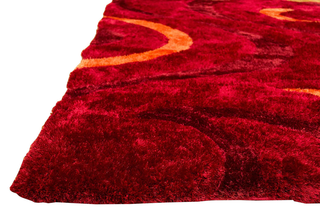 3-D Hand Carved Shaggy Rug  #06