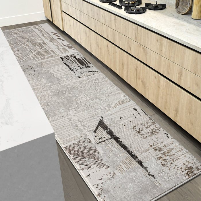HR Premium Super Soft Polyester Abstract Area Rug #453