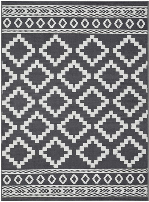 Southwestern Rug for Living Room Antiqued Trellis Gray and White Area Rug Boho D????cor Rugs for Bedroom