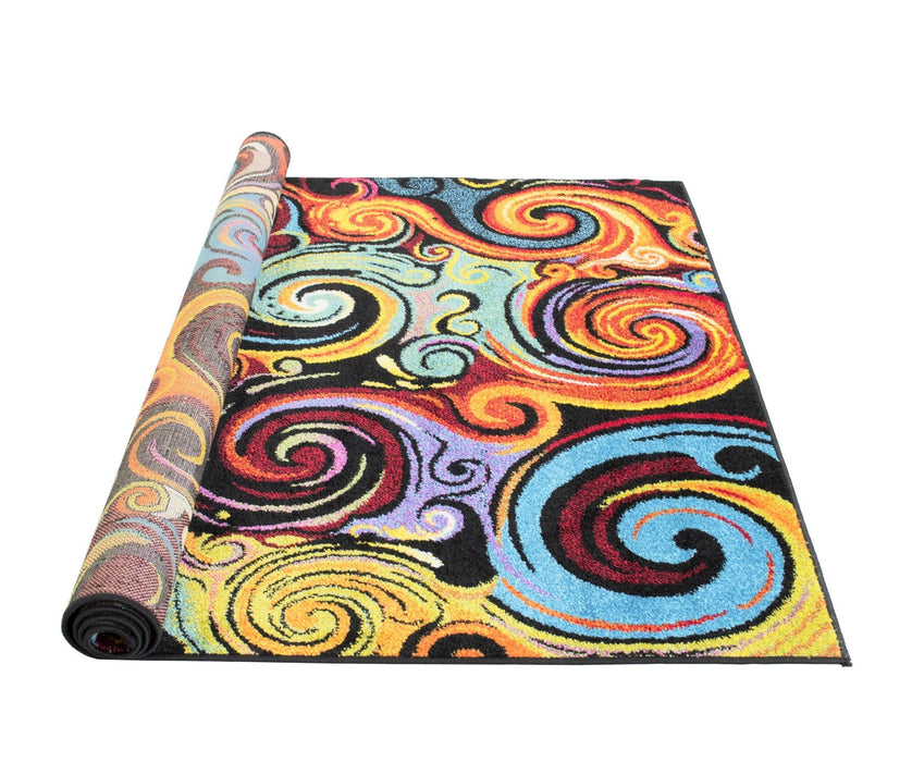 Swirls Multicolor Rug