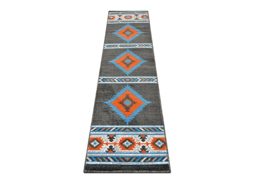HR Southwestern Rugs Tribal Medallion #1241