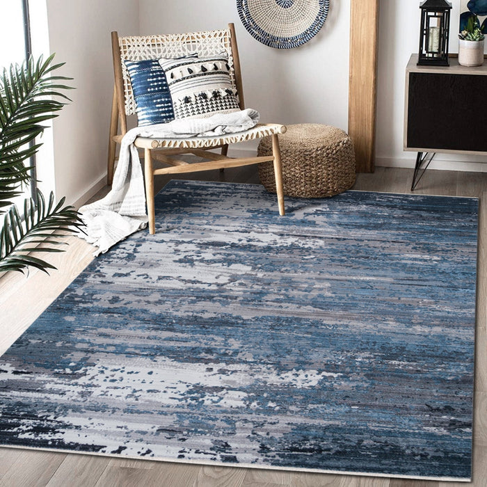 Abstract Leno Weave Abash Rug #69