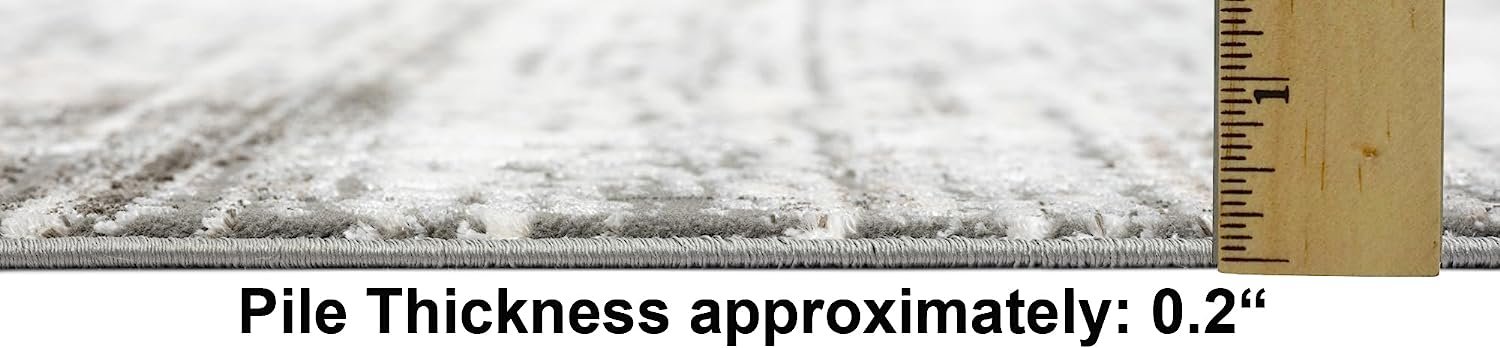HR Premium Super Soft Polyester Abstract Rug #455