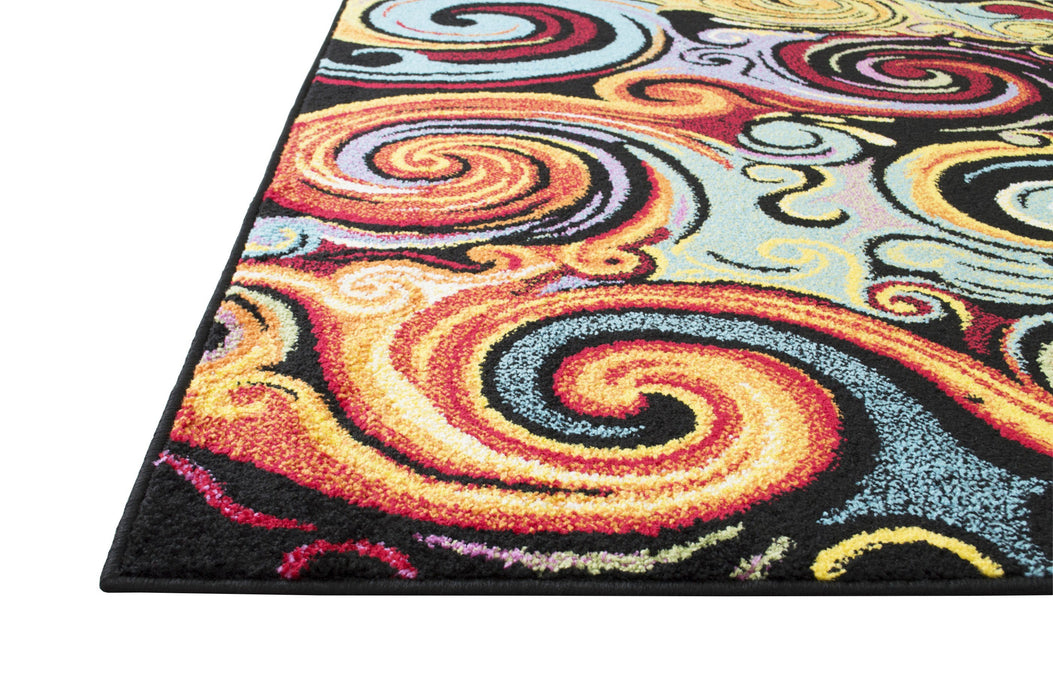 Swirls Multicolor Rug