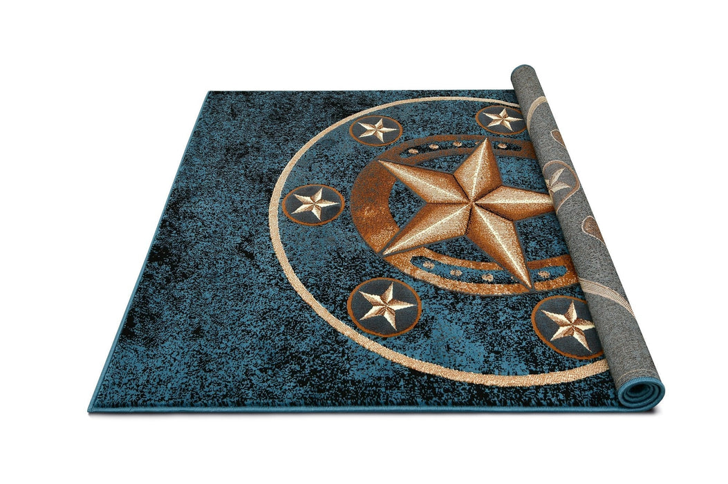 Texas Star Cowboy Area Rug For Livingroom #64