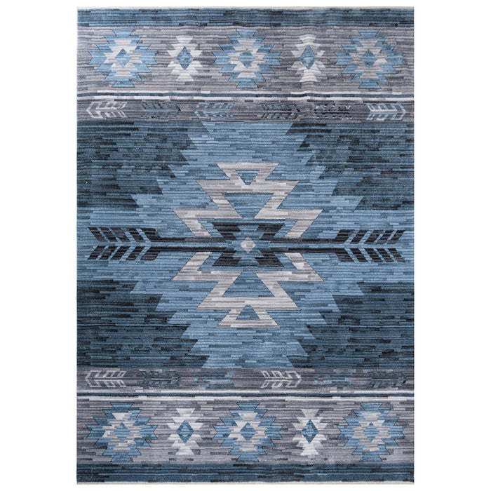 Southwestern Rug Navajo Modern Tribal Rug, Foldable #68