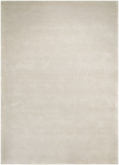 Silver Color Rugs Tencel Ultra-Soft Hand Knotted in India 9' X 12' Rugs for Dining Room