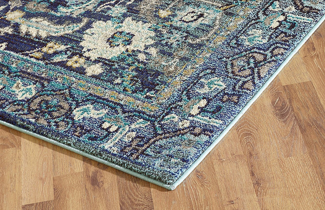 Faded Distressed Kashan Vintage #27