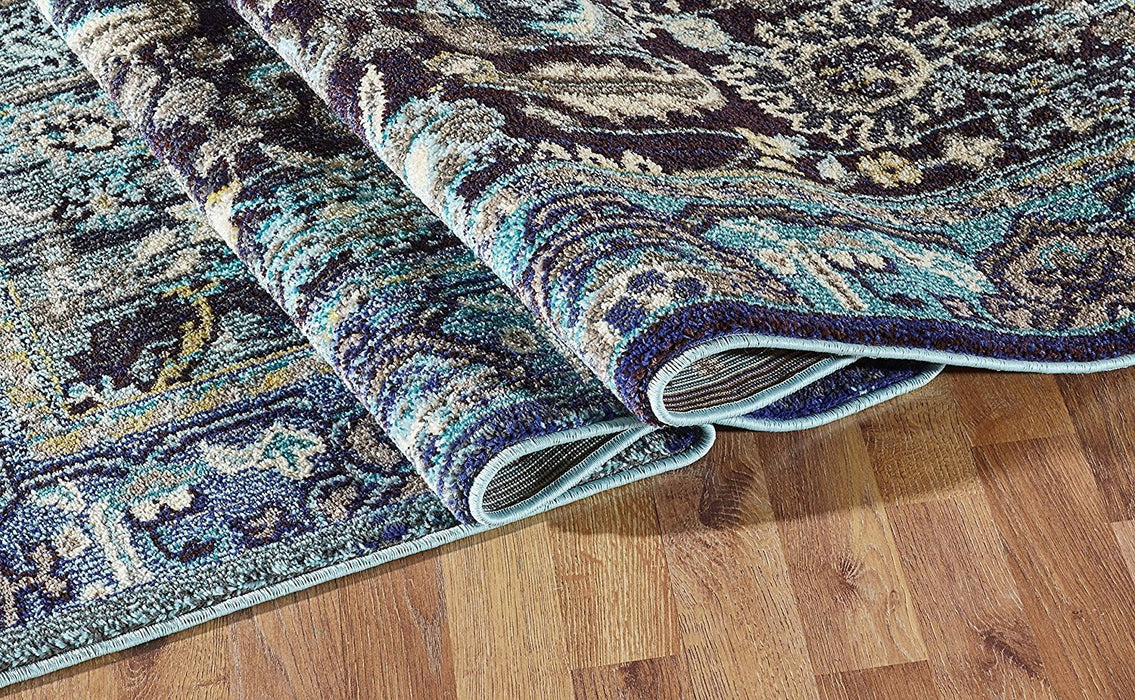 Faded Distressed Kashan Vintage #27